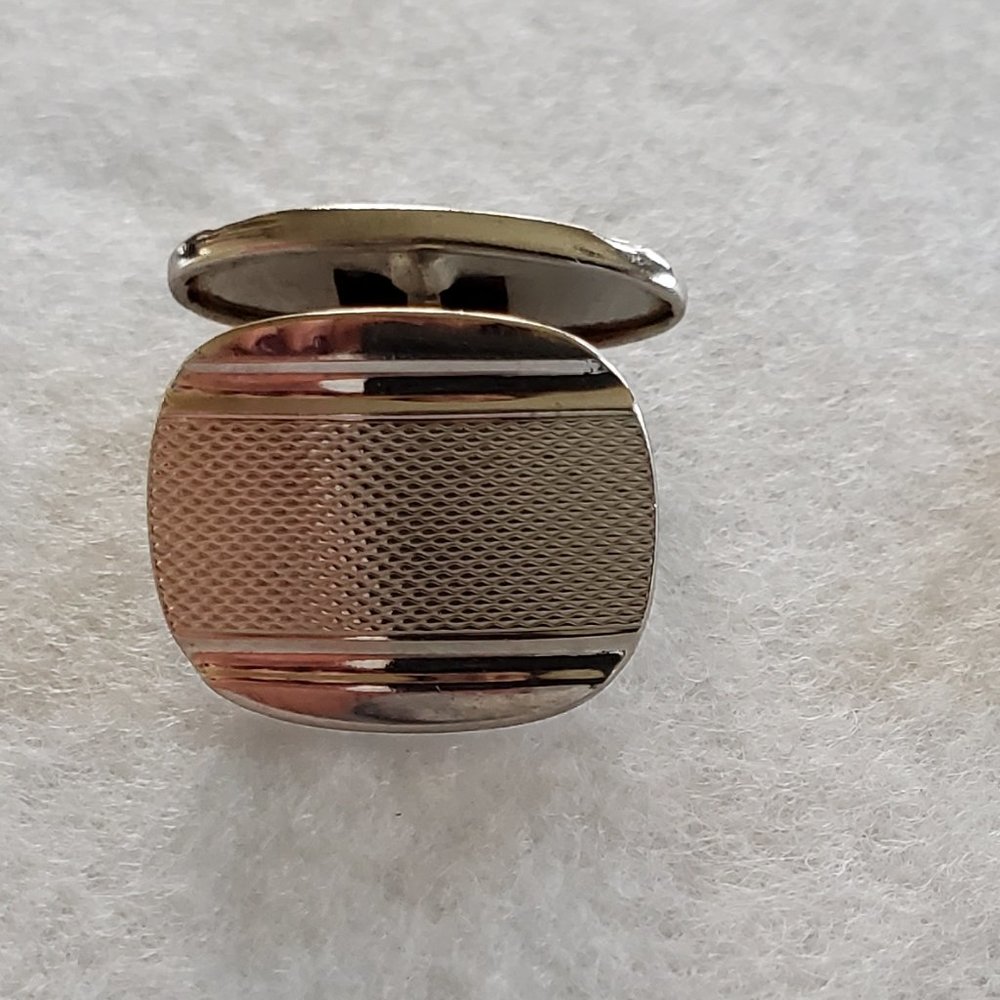 Vintage Silver Metal Cufflinks